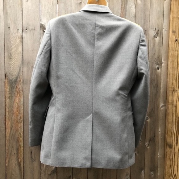 Vtg German Army Air force Uniform Gray Wool Blend Dress Jacket w Epaulets 40 US - Picture 3 of 7